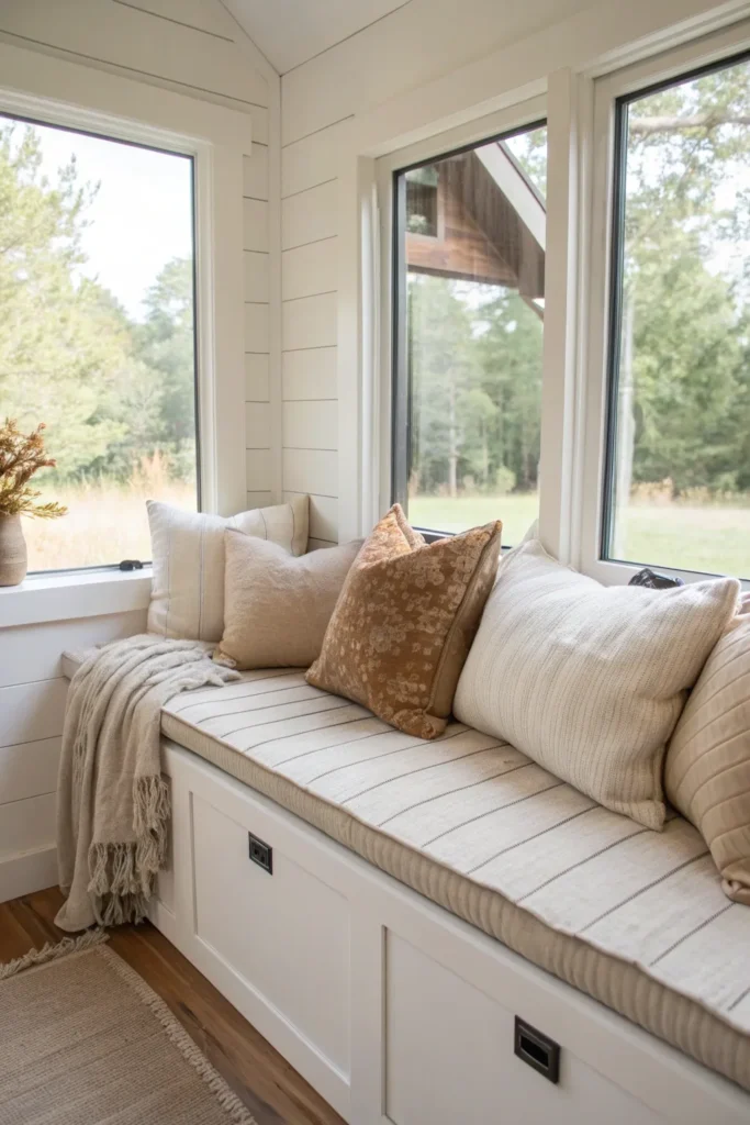 15 Minimalist Tiny House Window Seat Ideas That Maximize Light and Space 12 ij 11 1