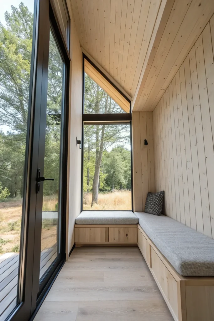 15 Minimalist Tiny House Window Seat Ideas That Maximize Light and Space 13 ij 12 2
