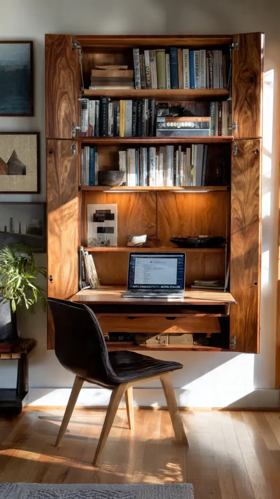 15 Mid-Century Modern Home Office Ideas for Digital Nomads 7 jh6