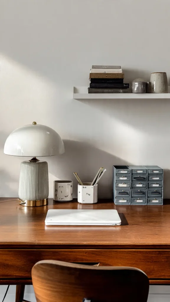 15 Mid-Century Modern Home Office Ideas for Digital Nomads 9 jh8