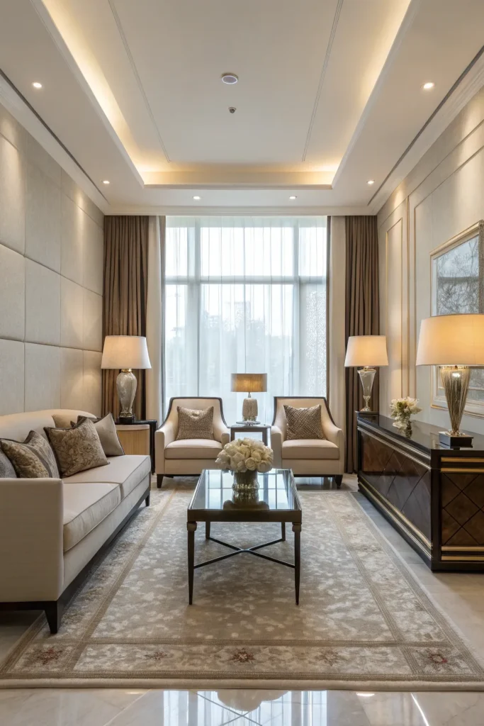 15 Rectangle Living Room Layout Ideas for a Balanced Look 8 jk 7 1