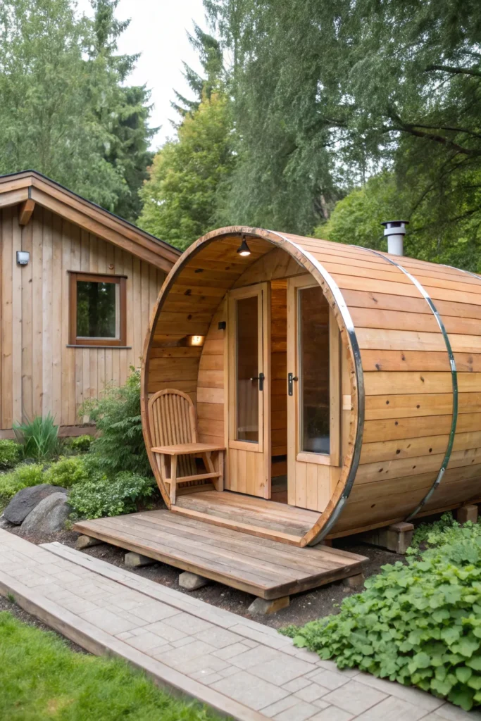 15 Scandinavian-Inspired Tiny House Sauna Designs 2 jn 1