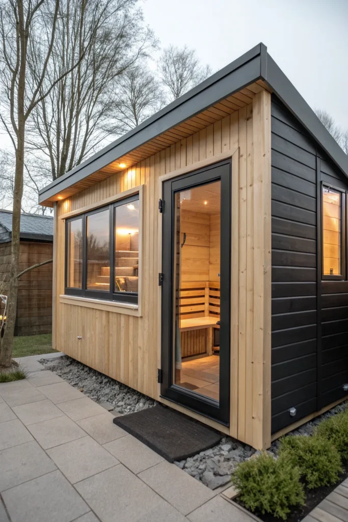 15 Scandinavian-Inspired Tiny House Sauna Designs 16 jn 15