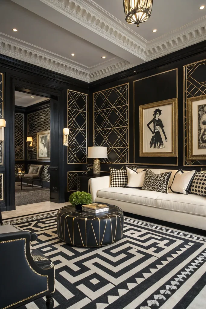 15 Art Deco Living Room Ideas for Glam Style 7 lc 6