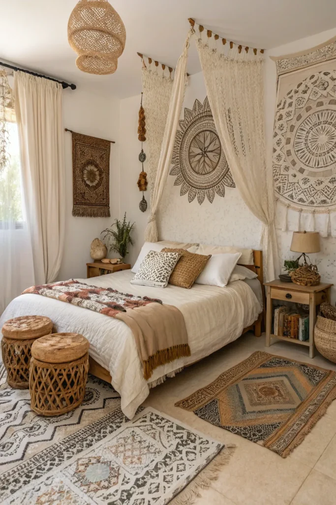 15 Boho Bedroom Ideas for a Free-Spirited Space 14 ls 13