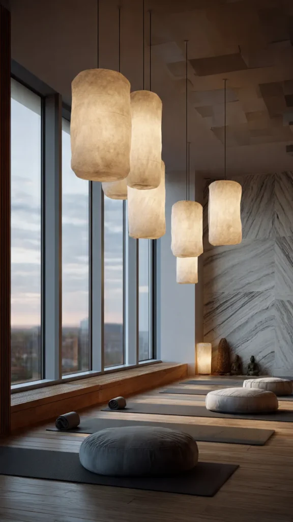 14 Japandi-Inspired Home Yoga Studios 12 nv11