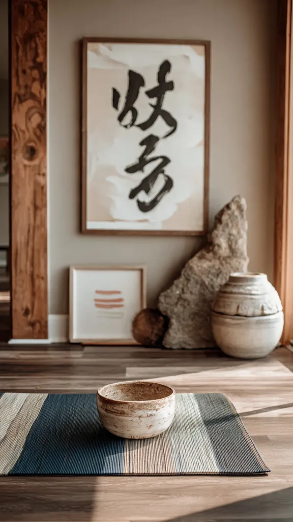 14 Japandi-Inspired Home Yoga Studios 9 nv8