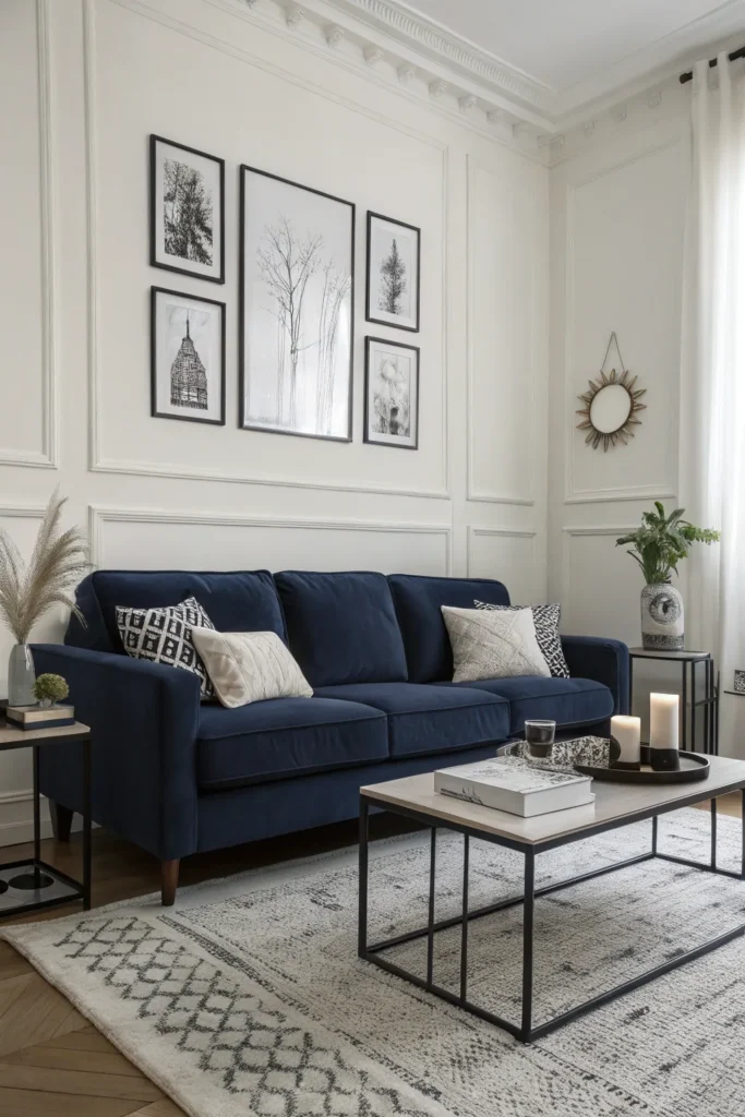 15 Navy Couch Living Room Ideas for a Bold Look 11 pn 10