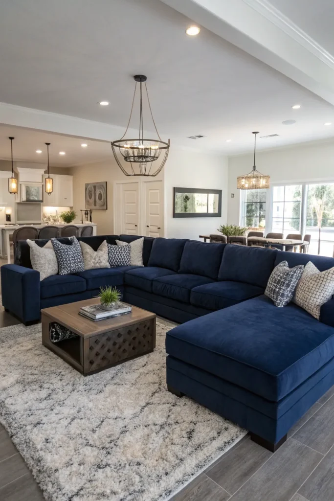 15 Navy Couch Living Room Ideas for a Bold Look 7 pn 6