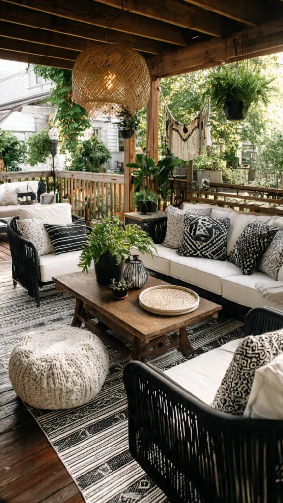 15 Chic Boho Patio Designs to Steal 16 qa15