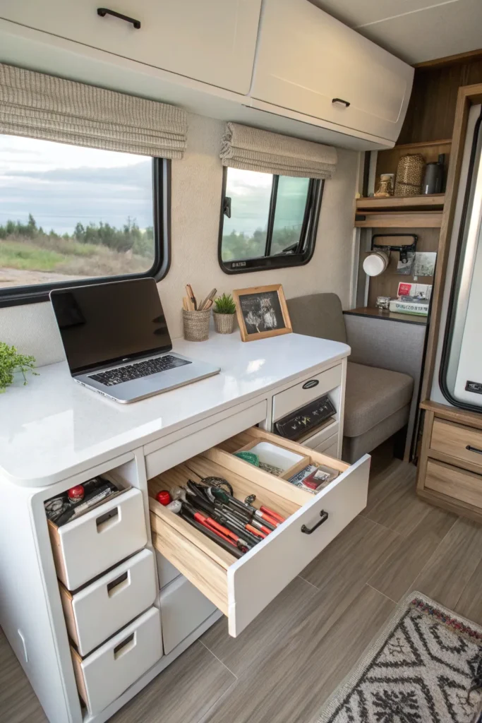15 Creative Remote Working RV Setup Inspirations 11 rv10