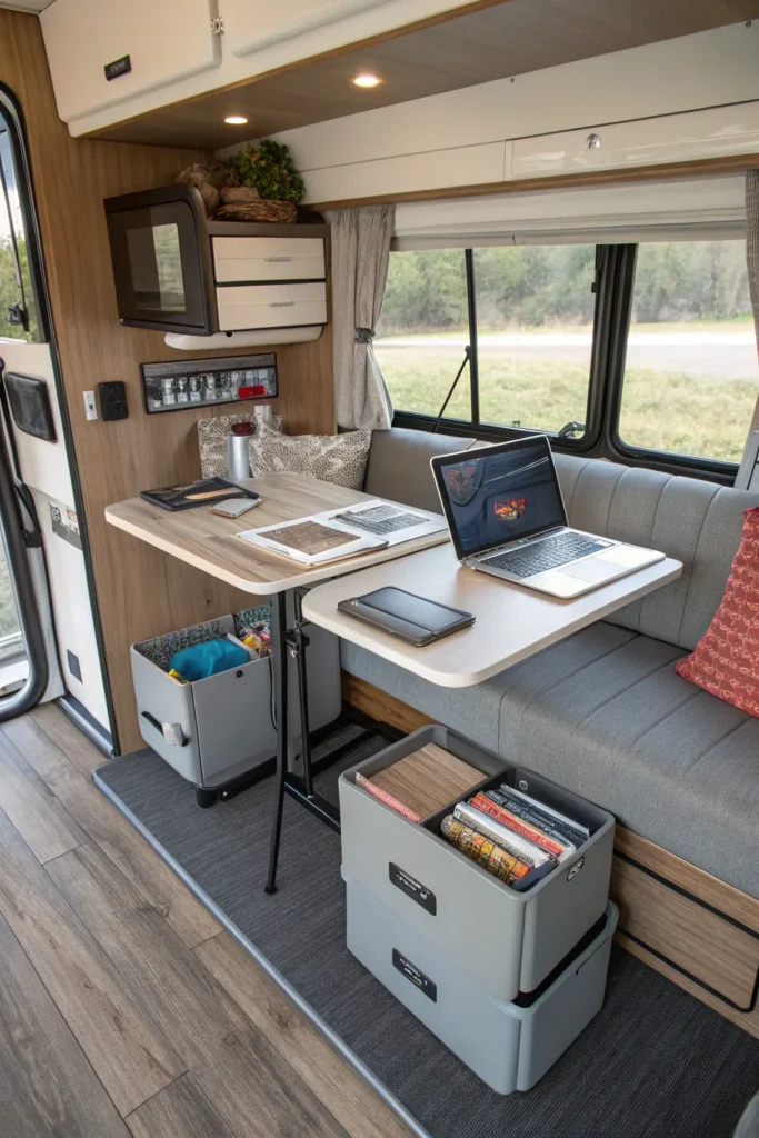 15 Creative Remote Working RV Setup Inspirations 12 rv11