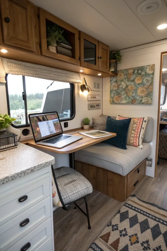 15 Creative Remote Working RV Setup Inspirations 16 rv15