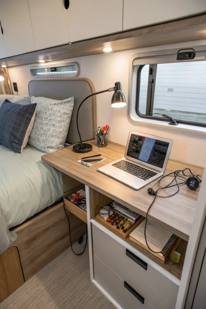 15 Creative Remote Working RV Setup Inspirations 6 rv5