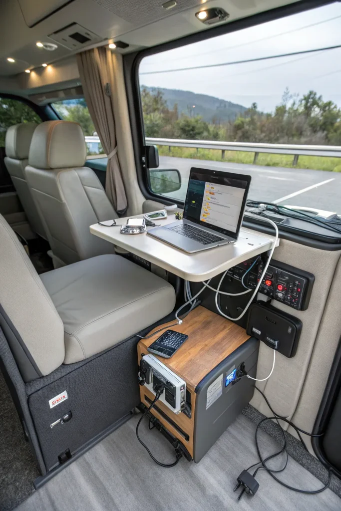 15 Creative Remote Working RV Setup Inspirations 8 rv7