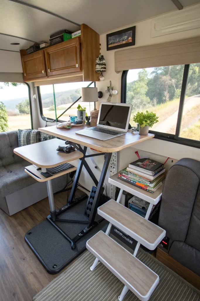 15 Creative Remote Working RV Setup Inspirations 10 rv9