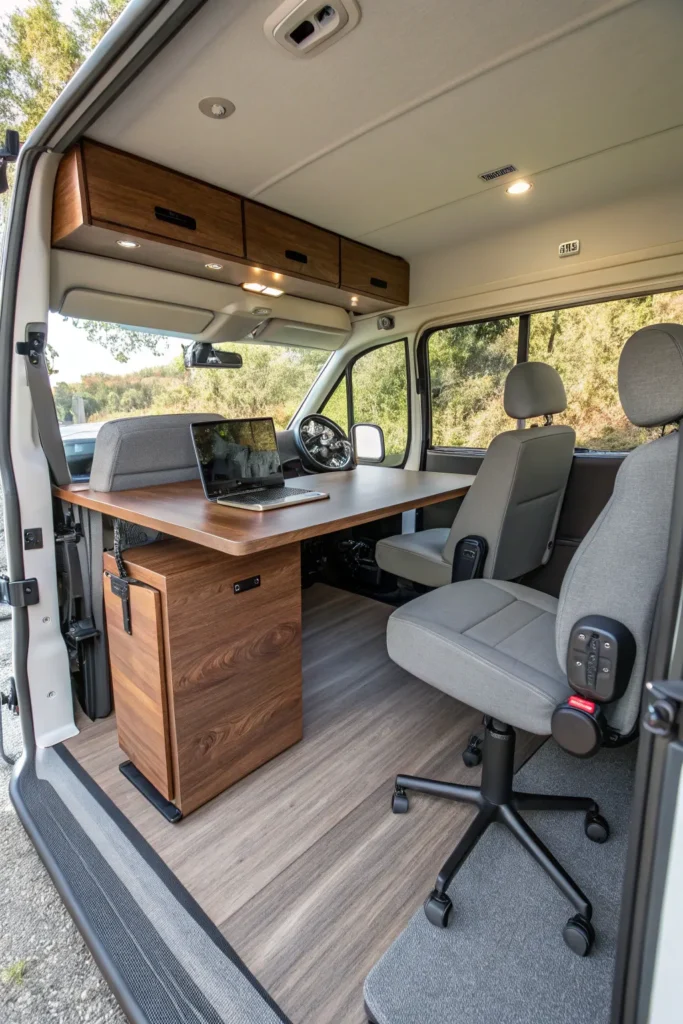 15 Modern Walnut Van Office Ideas 11 sc10