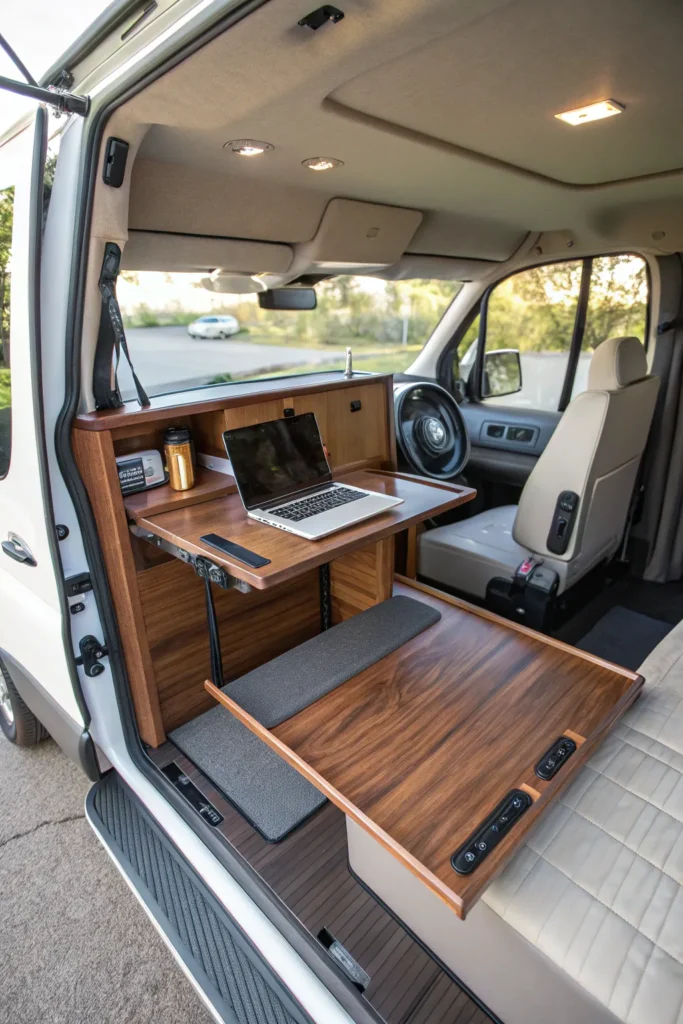 15 Modern Walnut Van Office Ideas 4 sc3