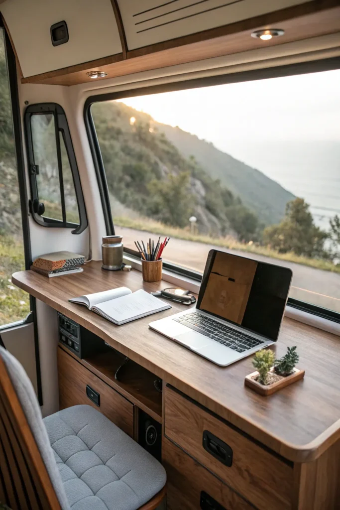 15 Modern Walnut Van Office Ideas 6 sc5