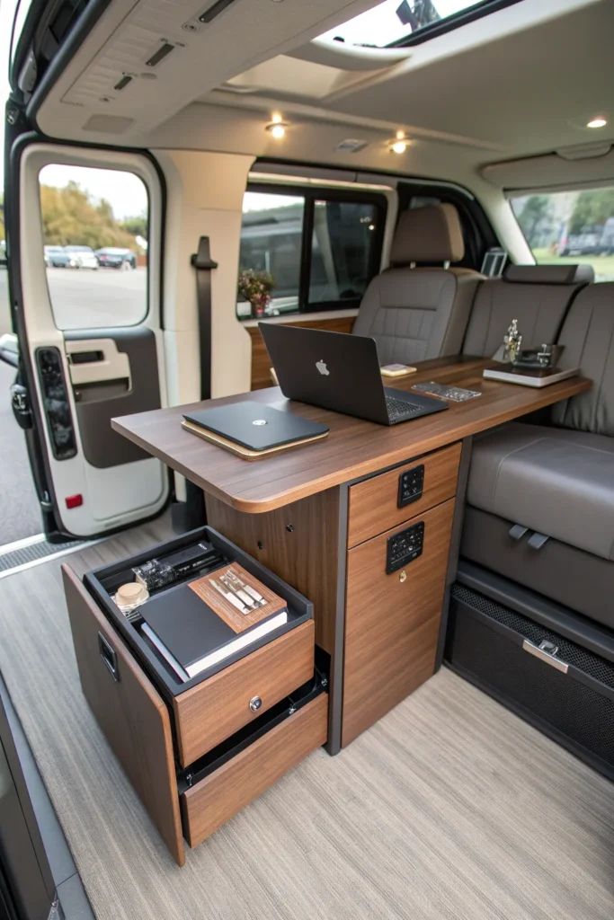 15 Modern Walnut Van Office Ideas 8 sc7