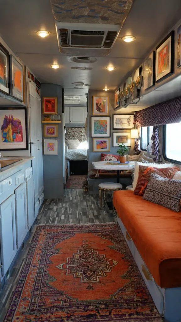 14 Whimsical Artist RV Interior Designs That Inspire Creativity on the Road 12 ts11