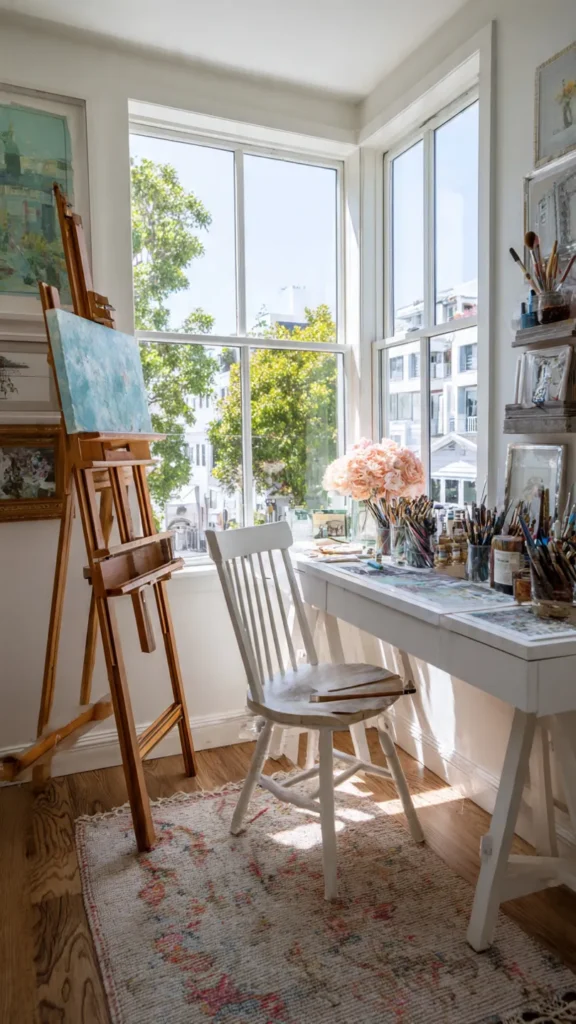 14 Inspiring Artist Studio Designs for Small Spaces 2 wa1