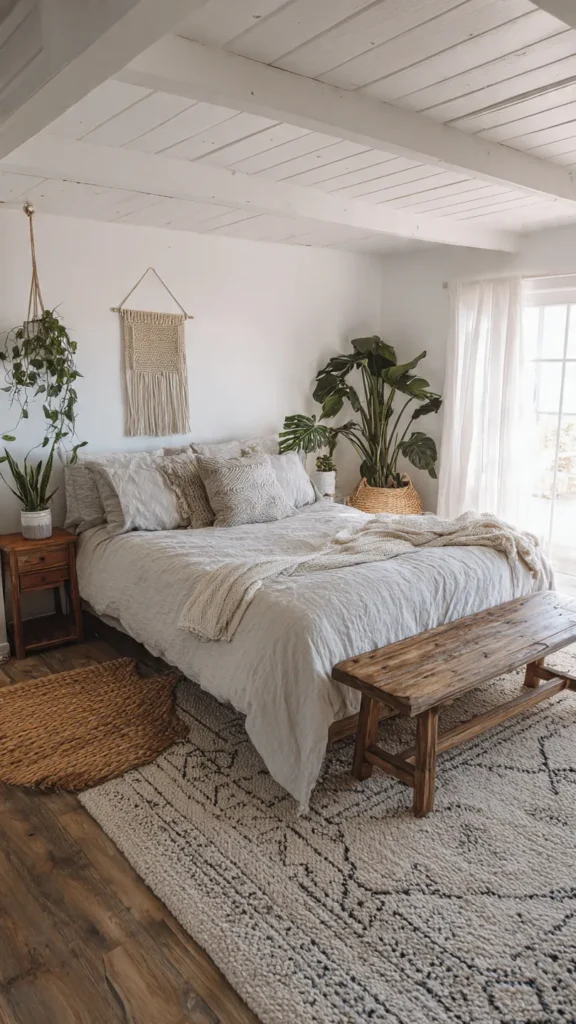 15 Boho Coastal Bedroom Design Tips for a Relaxed and Airy Retreat 12 wd11
