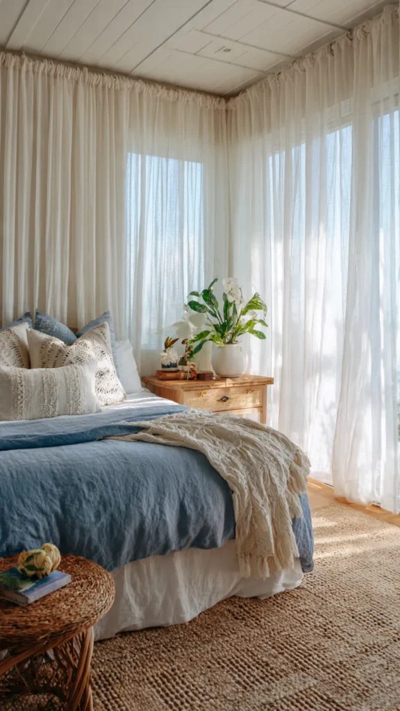 15 Boho Coastal Bedroom Design Tips for a Relaxed and Airy Retreat 5 wd4