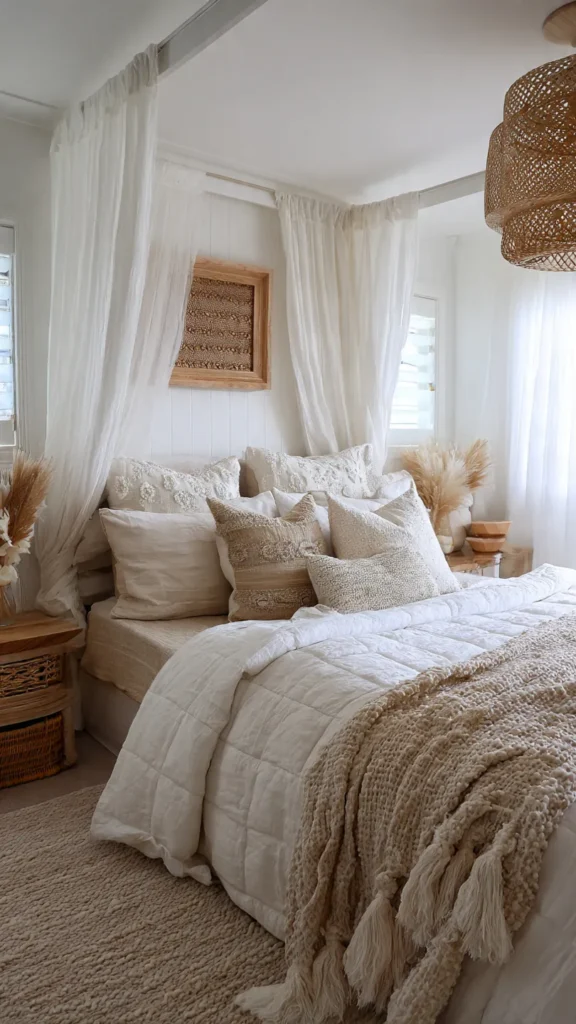 15 Boho Coastal Bedroom Design Tips for a Relaxed and Airy Retreat 9 wd8