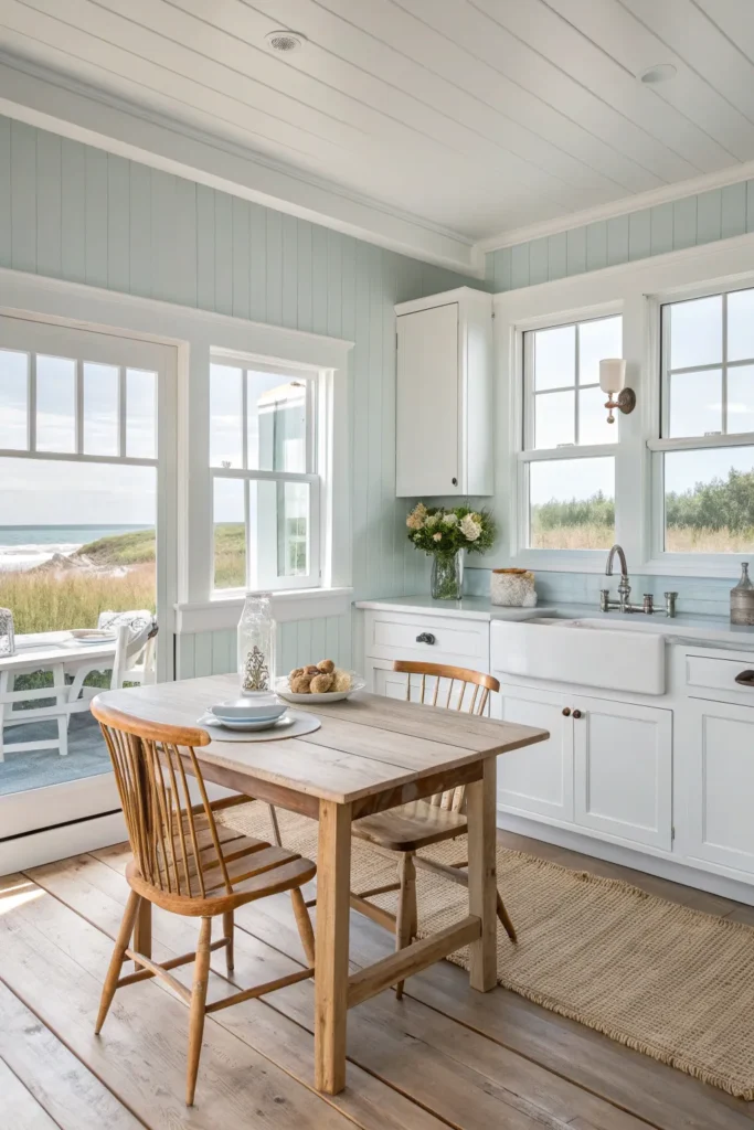 15 Seaside Cottage Kitchen Design Ideas for a Light, Relaxed, and Modern Coastal Home 16 wf15