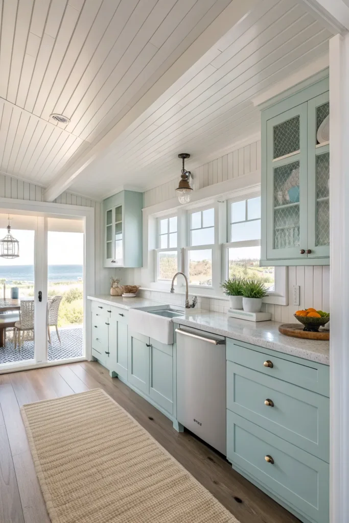 15 Seaside Cottage Kitchen Design Ideas for a Light, Relaxed, and Modern Coastal Home 6 wf5