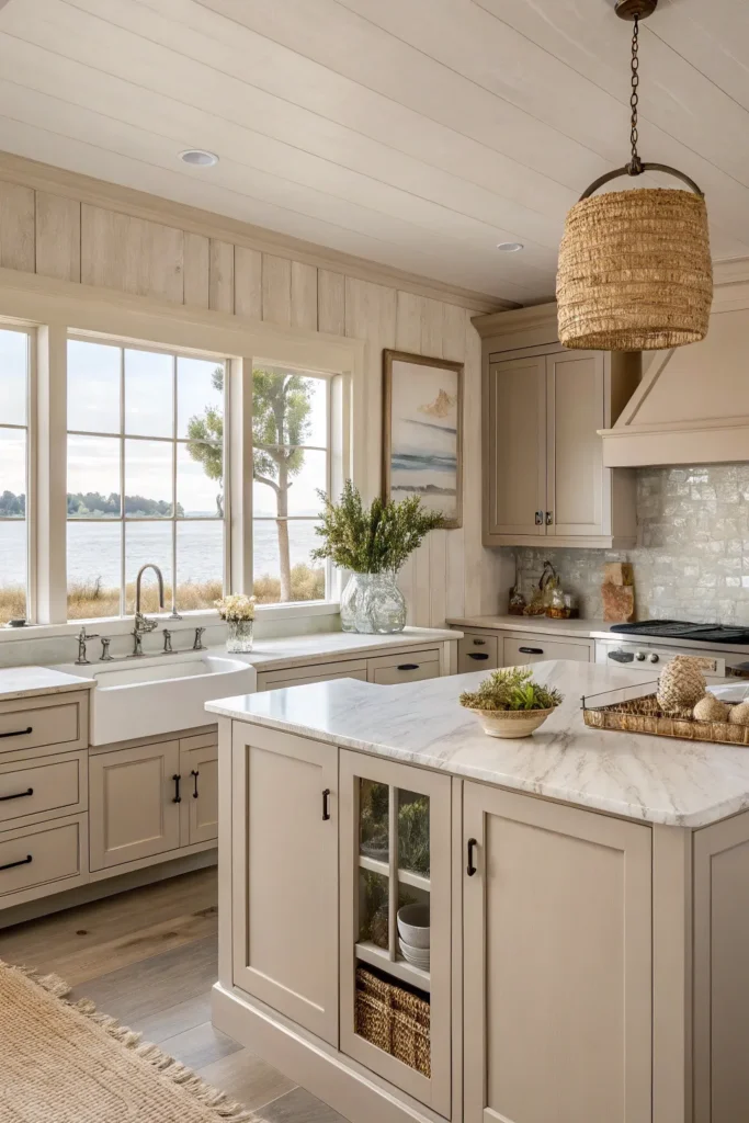15 Seaside Cottage Kitchen Design Ideas for a Light, Relaxed, and Modern Coastal Home 9 wf8
