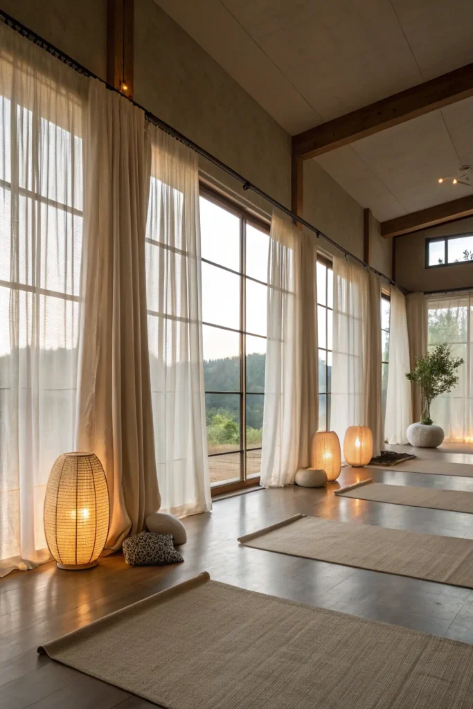 14 Japandi-Inspired Yoga Studio Ideas for a Calm, Balanced Practice Space 6 za 5