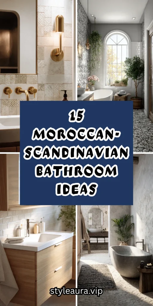 15 Moroccan-Scandinavian Bathroom Ideas 1 10 2