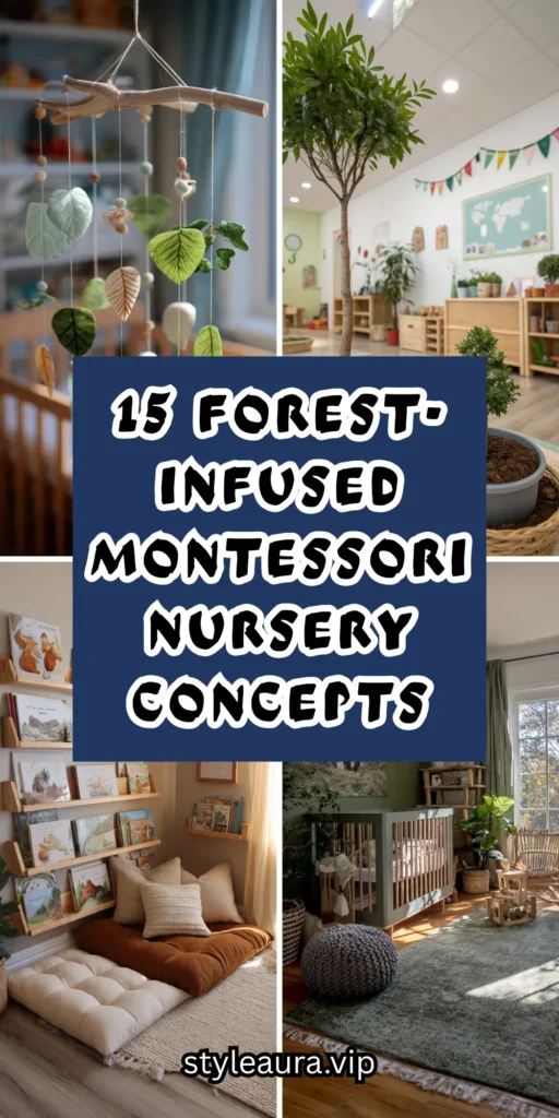 15 Forest-Infused Montessori Nursery Concepts 1 10 3 2