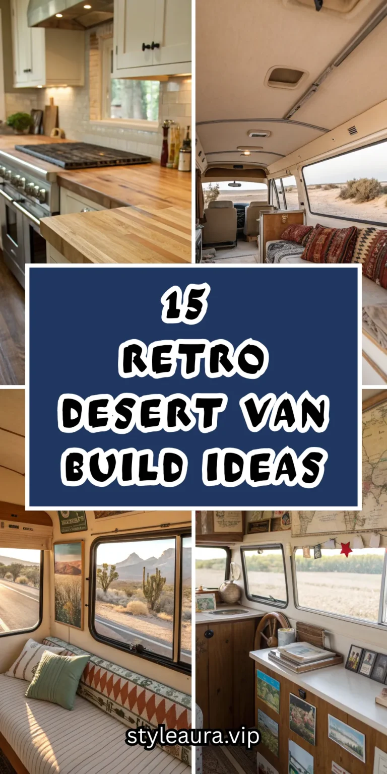 15 Retro Desert Van Build Ideas