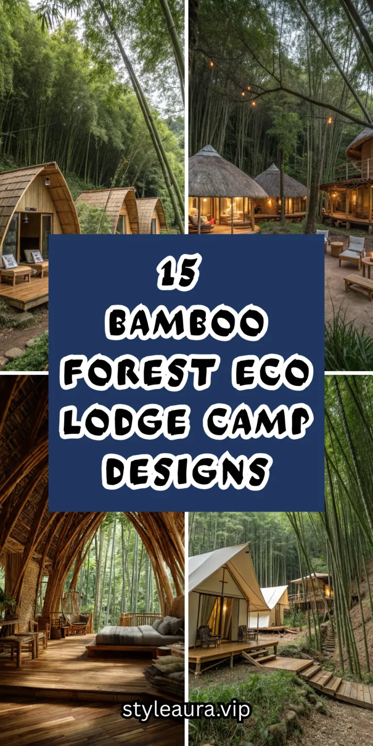 15 Bamboo Forest Eco Lodge Camp Designs That Redefine Sustainable Luxury