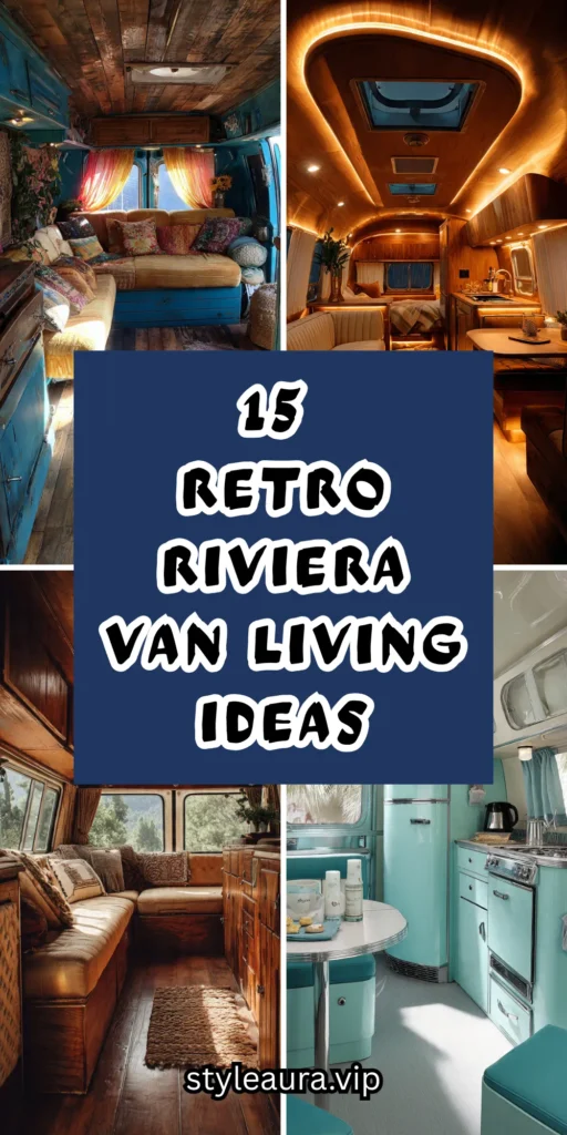 15 Retro Riviera Van Living Ideas for a Nostalgic Yet Cozy Adventure 1 10 6 1