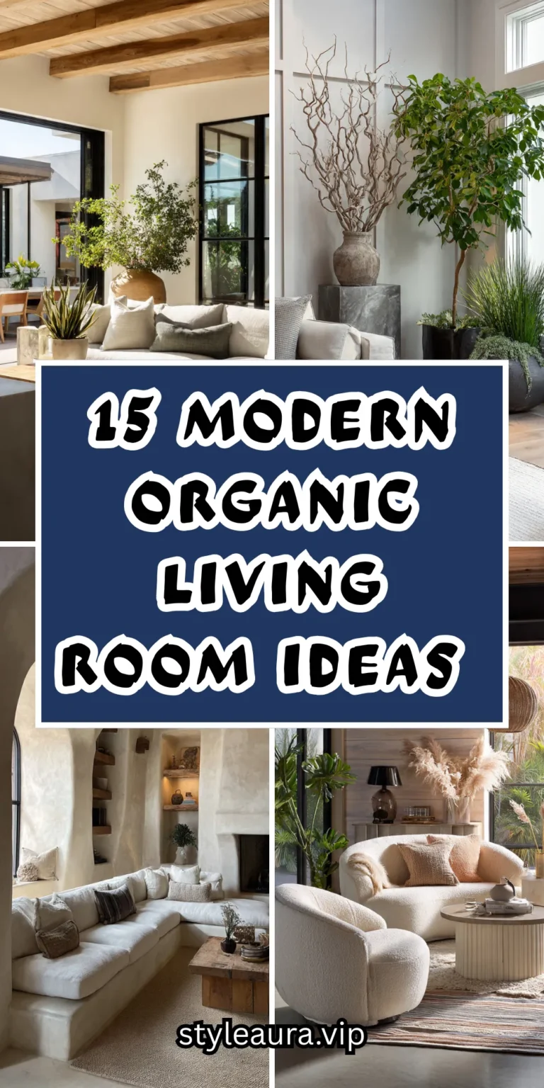 15 Modern Organic Living Room Ideas with Natural Flow 20 15 Modern Organic Living Room Ideas with Natural Flow