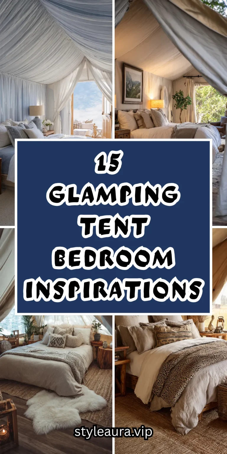 15 Glamping Tent Bedroom Inspirations 17 15 Glamping Tent Bedroom Inspirations