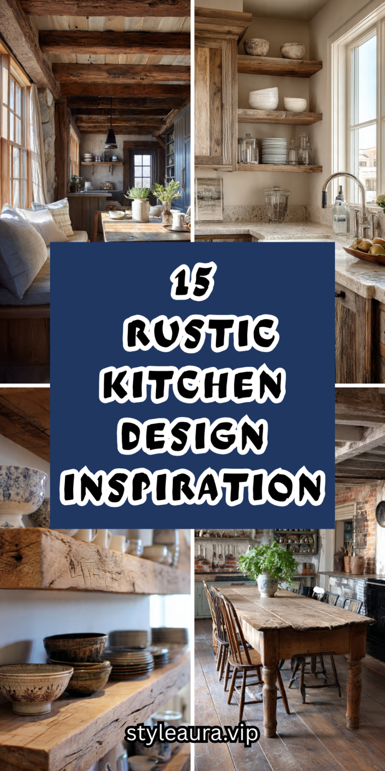 15 Rustic Kitchen Design Inspirations