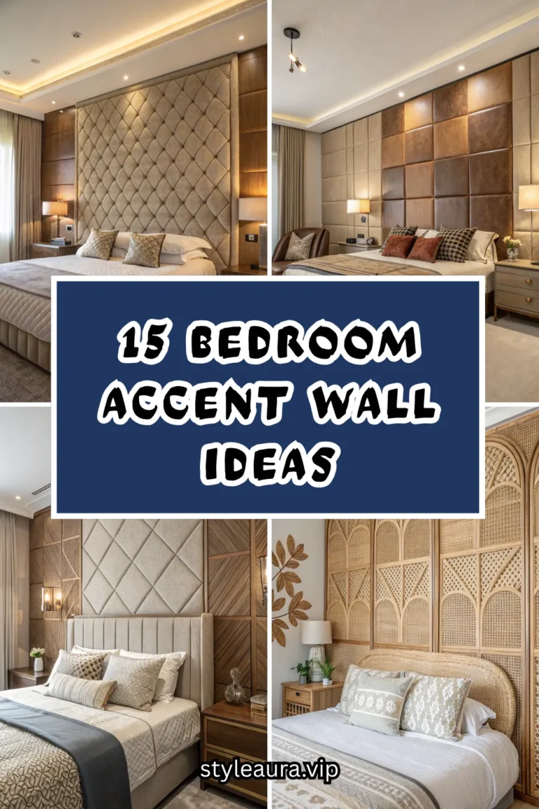 15 Bedroom Accent Wall Ideas Using Texture Instead of Color 16 15 Bedroom Accent Wall Ideas Using Texture Instead of Color