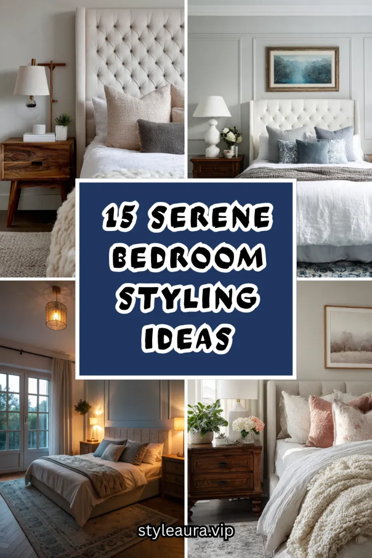 15 Serene Bedroom Styling Ideas for Better Sleep