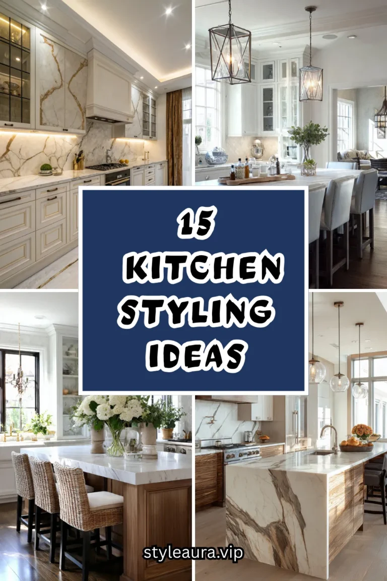 15 Kitchen Styling Ideas That Make Everyday Spaces Look Luxe