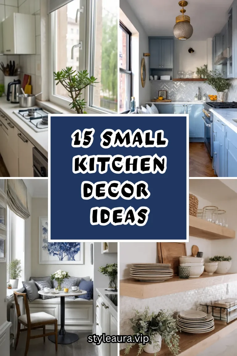 15 Small Kitchen Decor Ideas That Don’t Reduce Function