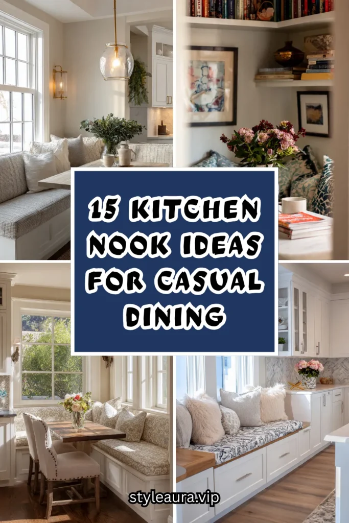 15 Cozy Kitchen Nook Ideas for Casual Dining 1 15 18