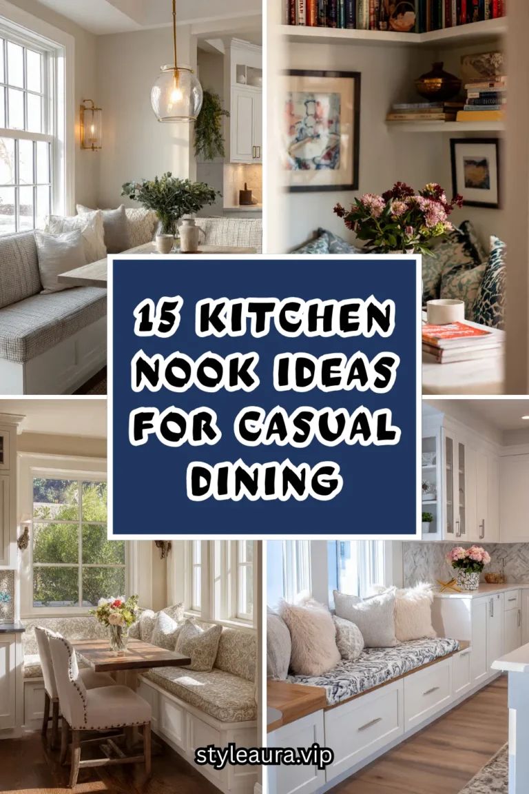 15 Cozy Kitchen Nook Ideas for Casual Dining