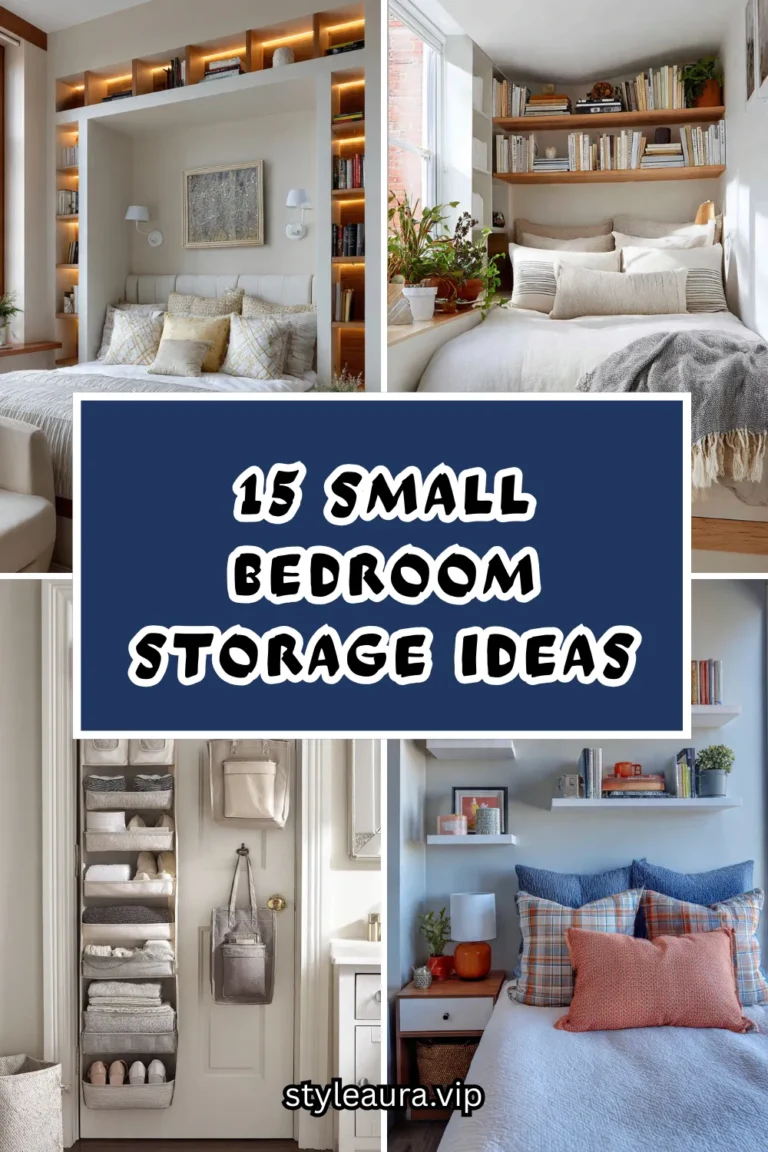 15 Small Bedroom Storage Ideas That Don’t Look Cluttered 19 15 Small Bedroom Storage Ideas That Don’t Look Cluttered