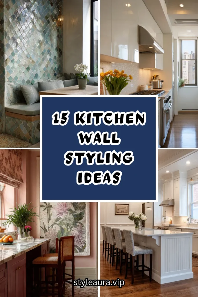 15 Kitchen Wall Styling Ideas Beyond Cabinets and Shelves 1 15 35