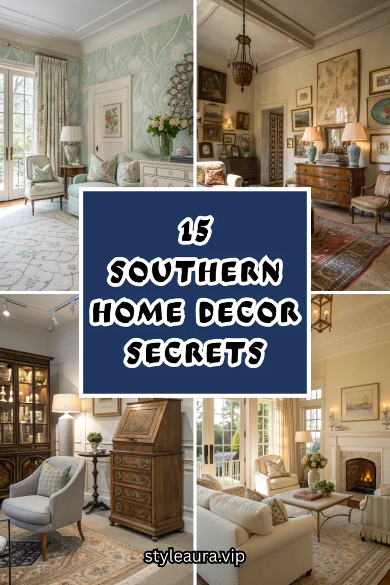 15 Southern Home Decor Secrets That Create Timeless Warmth and Charm